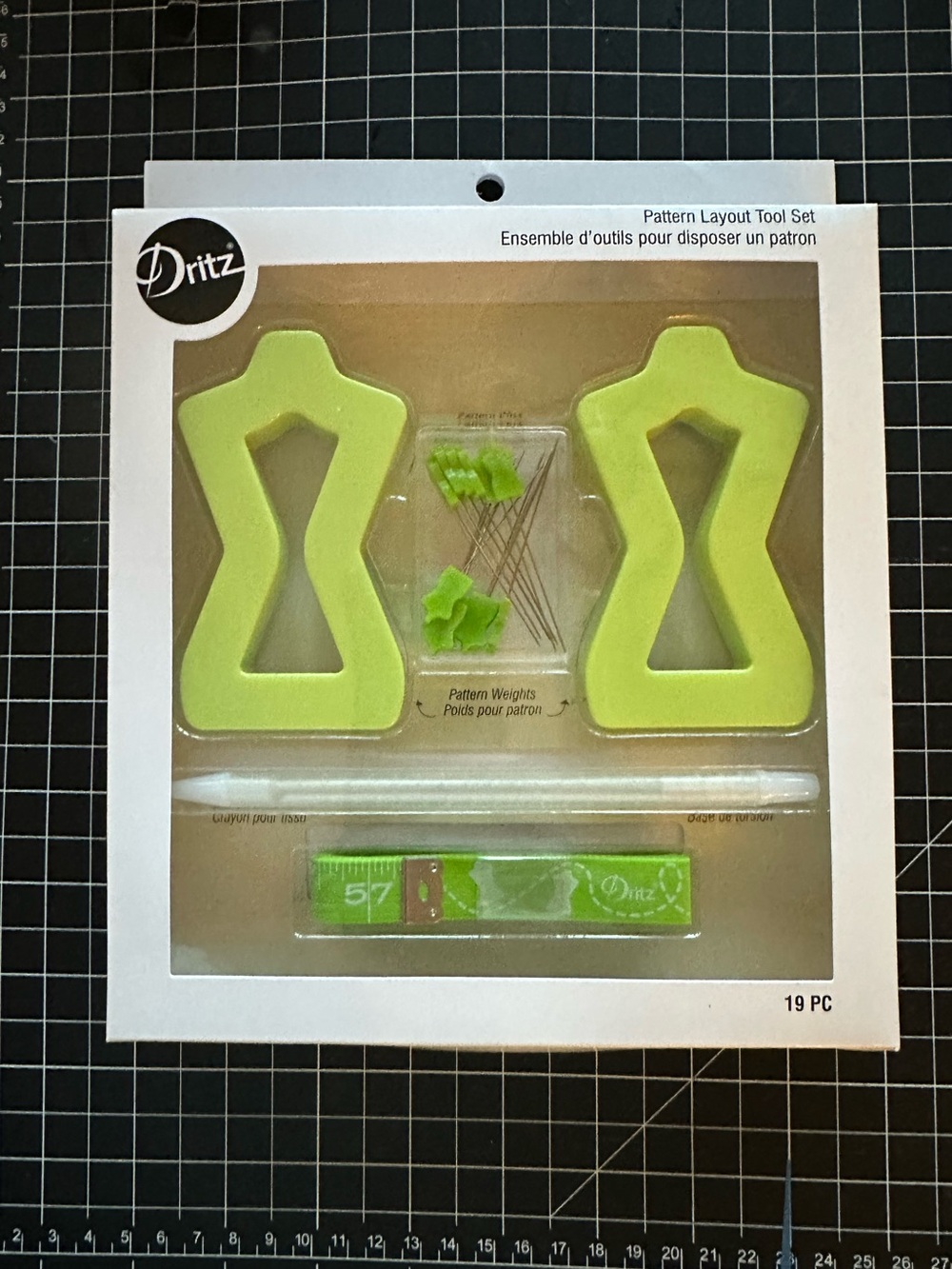 Dritz Pattern Layout Tool Set NIB